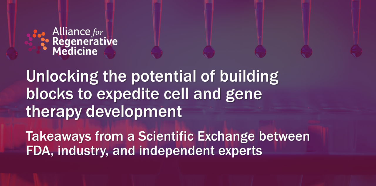 Unlocking The Potential Of Building Blocks To Expedite Cell And Gene