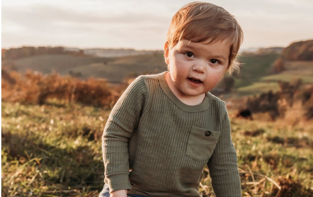 Patient impact story image highlighting Weston's life improved through advances in gene therapy